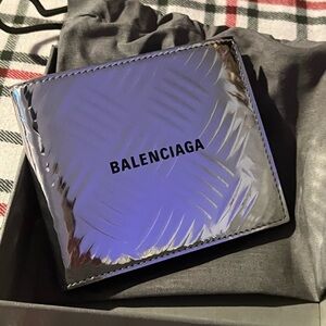 Balenciaga Silver Wallet